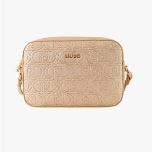Liu Jo Elegant Gold Crossbody Bag